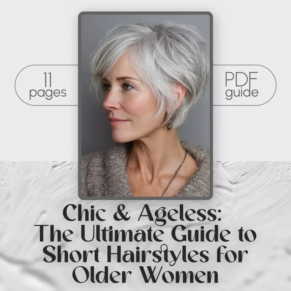 Chic & Ageless: The Ultimate Guide to Short Hairstyles for Older Women | Digital Download | Short Hair Styles for Older Women Guide
