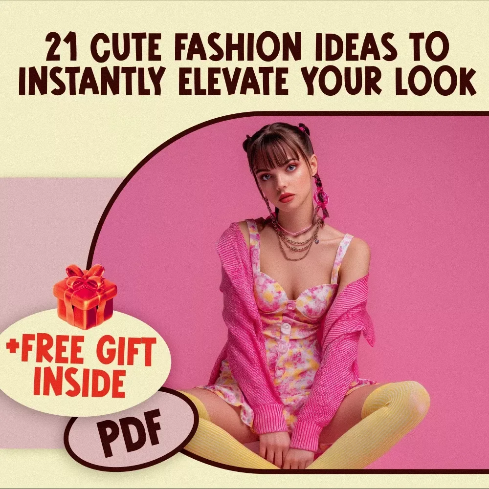 21 Cute Fashion Ideas to Instantly Elevate Your Look | Digital Fashion Checklist | Aesthetic Outfit Guide | Instant Download
