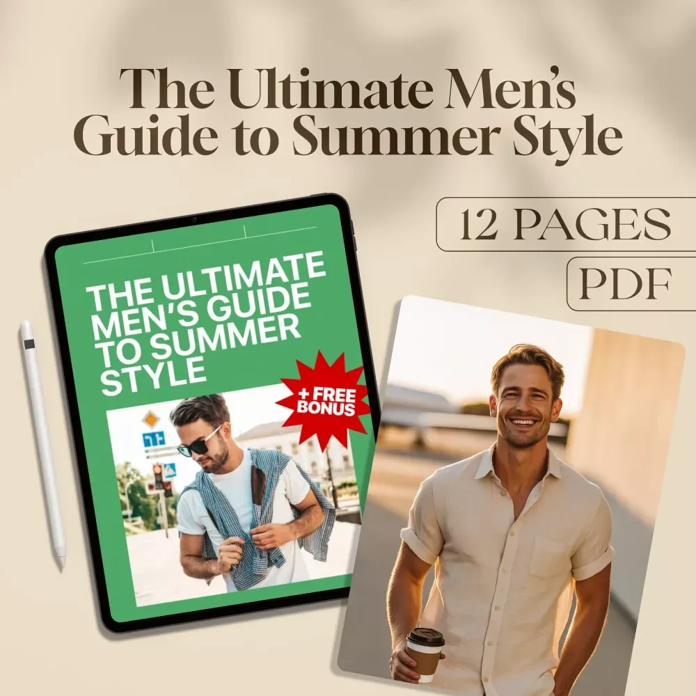 The Ultimate Men’s Guide to Summer Style – Digital Download for Effortless, Confident Mens Summer Style | eBook & Checklist for Warm Weather Fashion