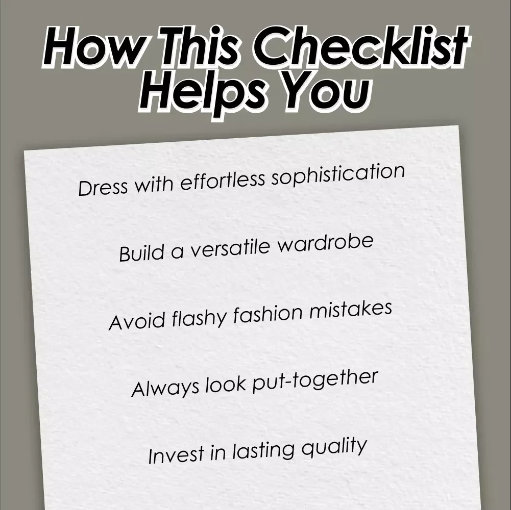 Old Money Outfits for Men: The Ultimate Style Checklist | Classic Men’s Fashion Guide | Digital Download for Timeless, Elegant Wardrobe Essentials