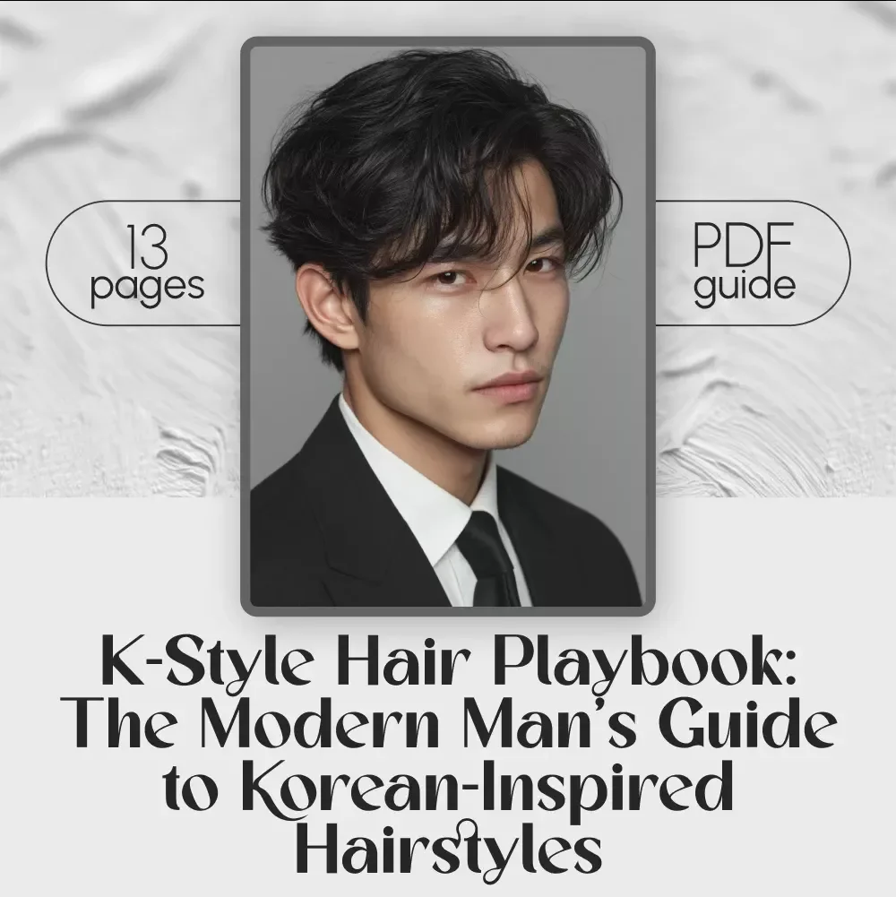 K-Style Hair Playbook: The Modern Man’s Guide to Korean-Inspired Hairstyles | Digital Download Guide for Hair Korean Style Men | K-Pop & K-Drama Inspired Haircuts, Styling Tips, and Grooming