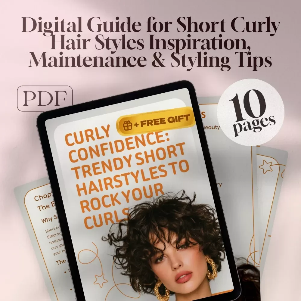 Curly Confidence: Trendy Short Hairstyles to Rock Your Curls – Digital Guide for Short Curly Hair Styles Inspiration, Maintenance & Styling Tips