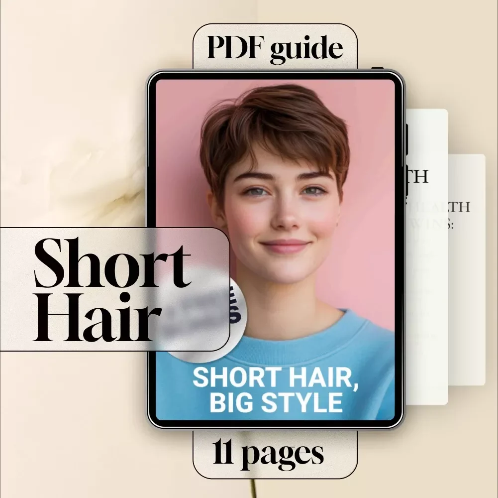Short Hair, Big Style | Digital Guide for Short Hair Styles | Bob, Pixie, Shag + Styling Tips
