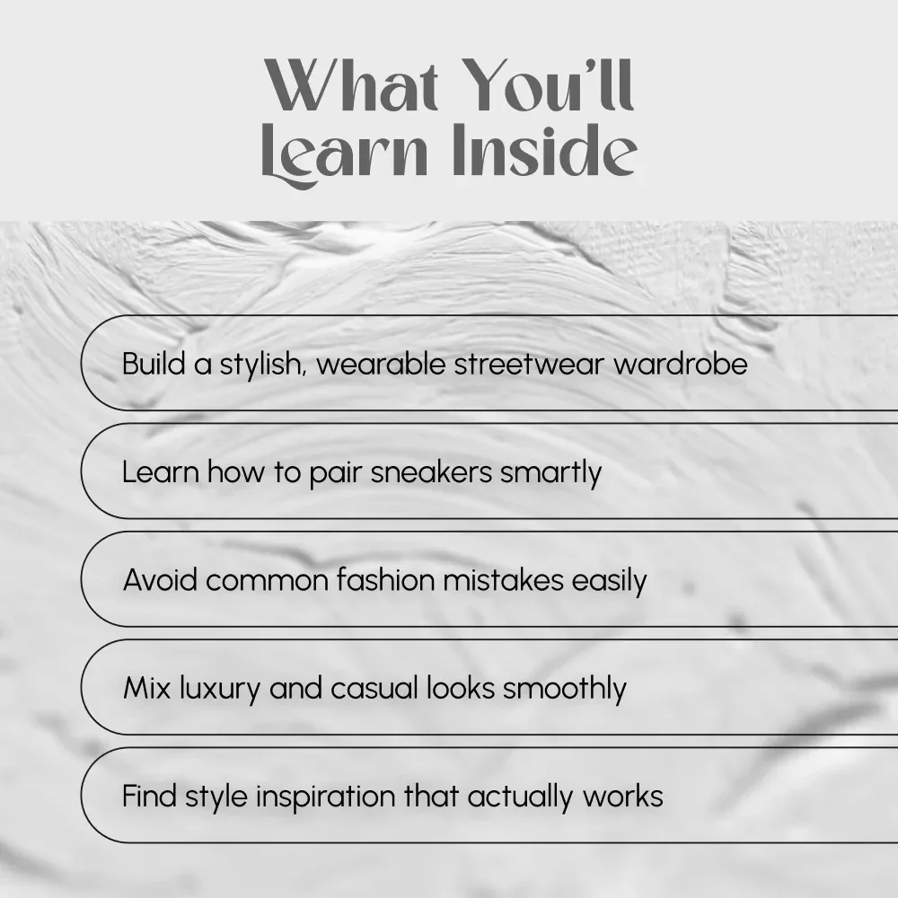 Street Style for Men: The Ultimate Guide to Effortless Cool | Street Style Mens Fashion Guide | Digital Download