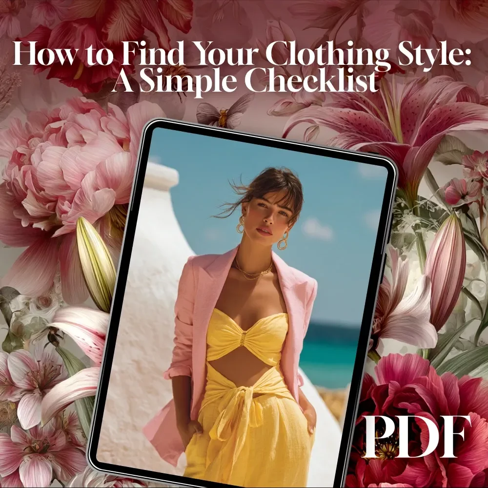 How to Find Your Clothing Style: A Simple Checklist | Printable Style Guide | Wardrobe Planner | Instant Digital Download