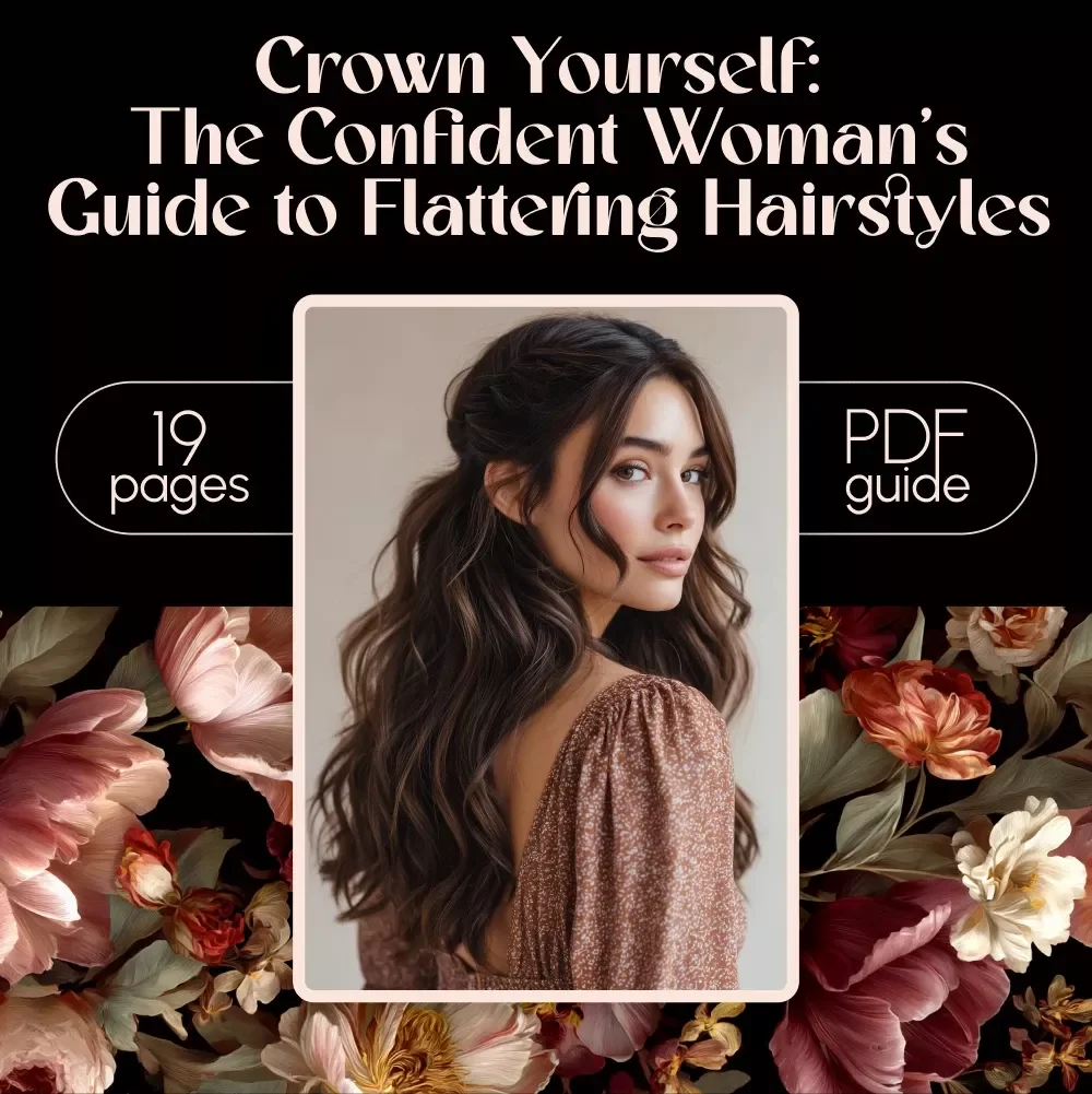 Crown Yourself: The Confident Woman’s Guide to Flattering Hairstyles | Digital Download Guide for Hair Styles for Women, Easy Everyday Looks & Event-Ready Glam