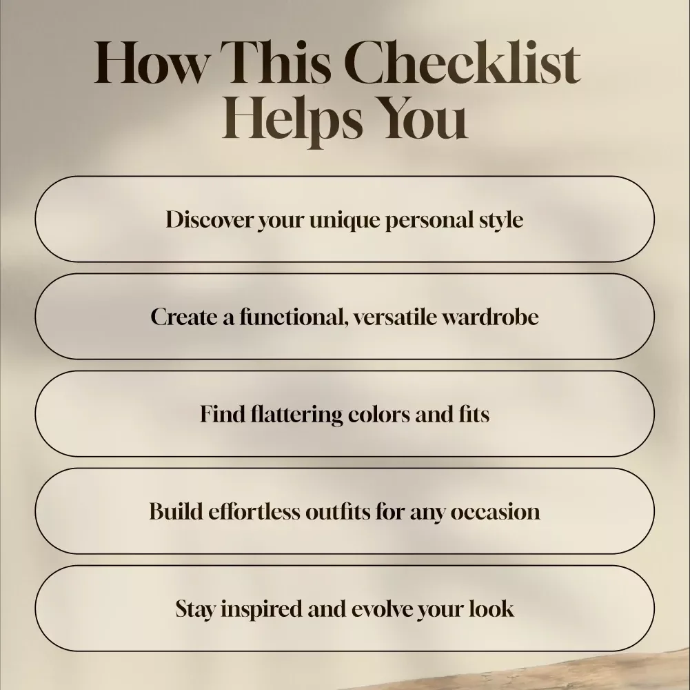 Find Your Vibe: The Ultimate Personal Style Checklist – Fashion Quiz, Wardrobe Tips & Outfit Ideas