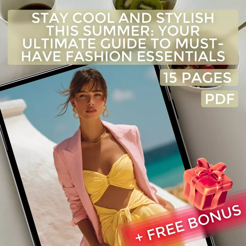 Stay Cool and Stylish This Summer: Your Ultimate Guide to Must-Have Fashion Essentials | Digital Download Summer Fashion Must Haves eBook & Style Checklist