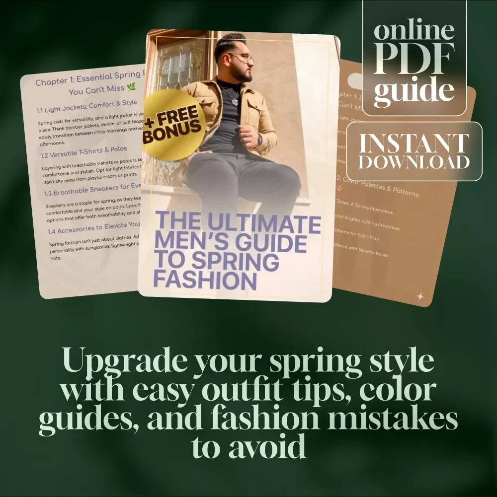 The Ultimate Men’s Guide to Spring Fashion | Spring Fashion for Men eBook, Style Checklist & Outfit Guide