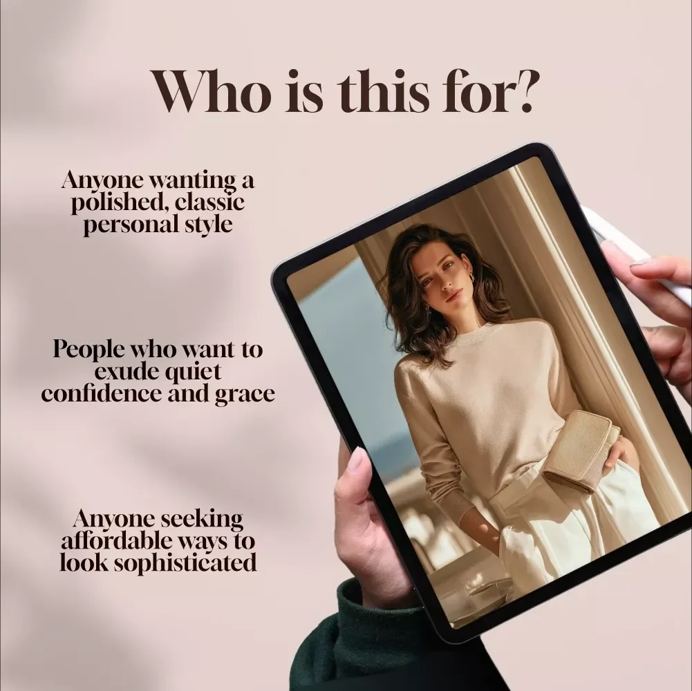 Effortless Elegance: The Old Money Style Guide for Women – Digital Download | Quiet Luxury Fashion, Classic Wardrobe, Timeless Chic Lifestyle