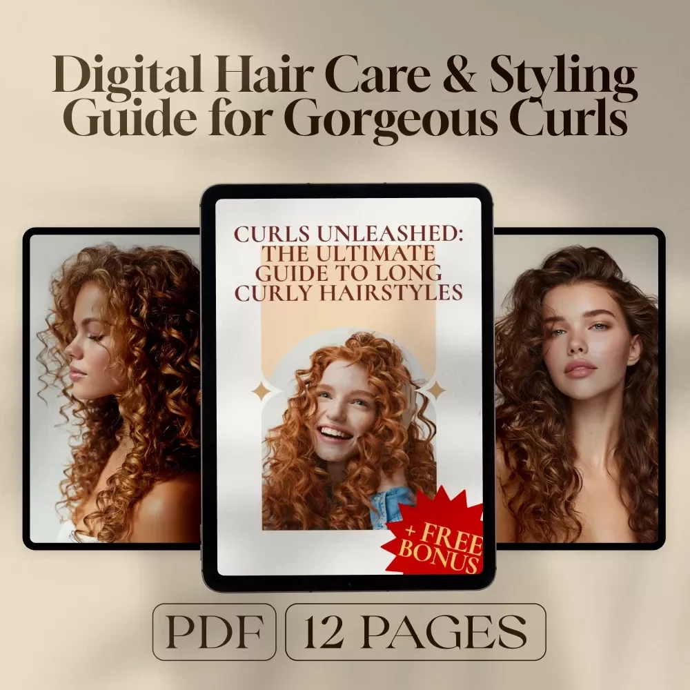 Curls Unleashed: The Ultimate Guide to Long Curly Hairstyles | Digital Hair Care & Styling Guide for Gorgeous Curls