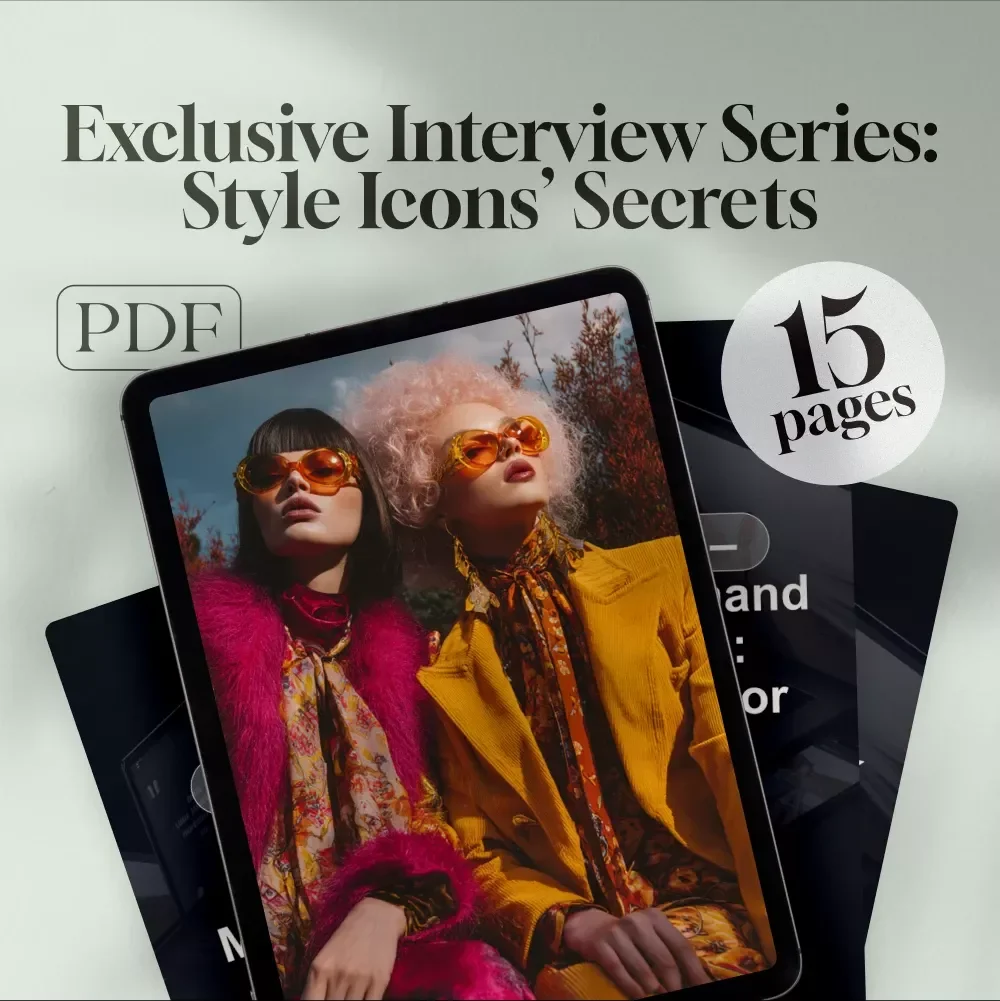 Exclusive Interview Series: Style Icons’ Secrets | Signature Style Guide for Women | Fashion eBook | Capsule Wardrobe Checklist | Style on a Budget PDF