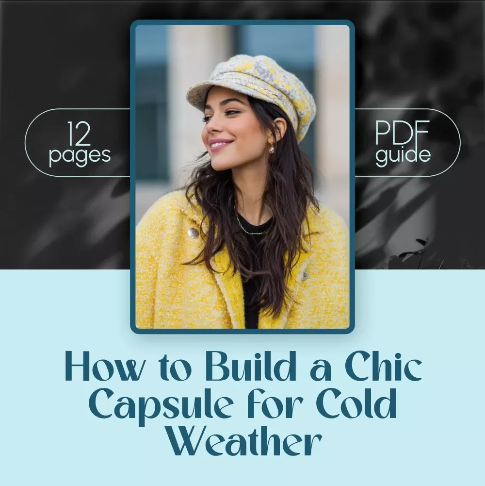 How to Build a Chic Capsule for Cold Weather | Winter Capsule Wardrobe Guide | Digital Download