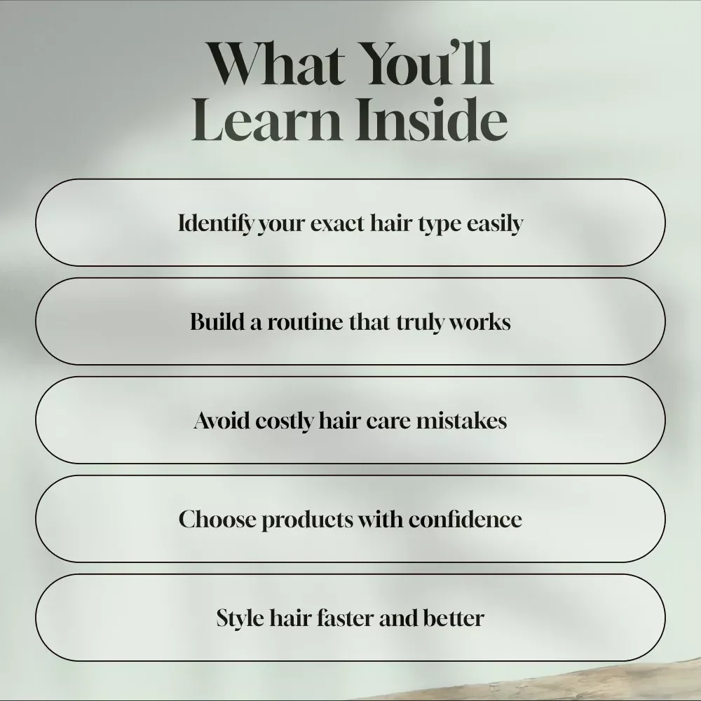 Your Best Hair Day Ever: Unlocking the Secrets of Every Hair Type | Digital Hair Type Guide, eBook & Styling Tips for All Hair Textures