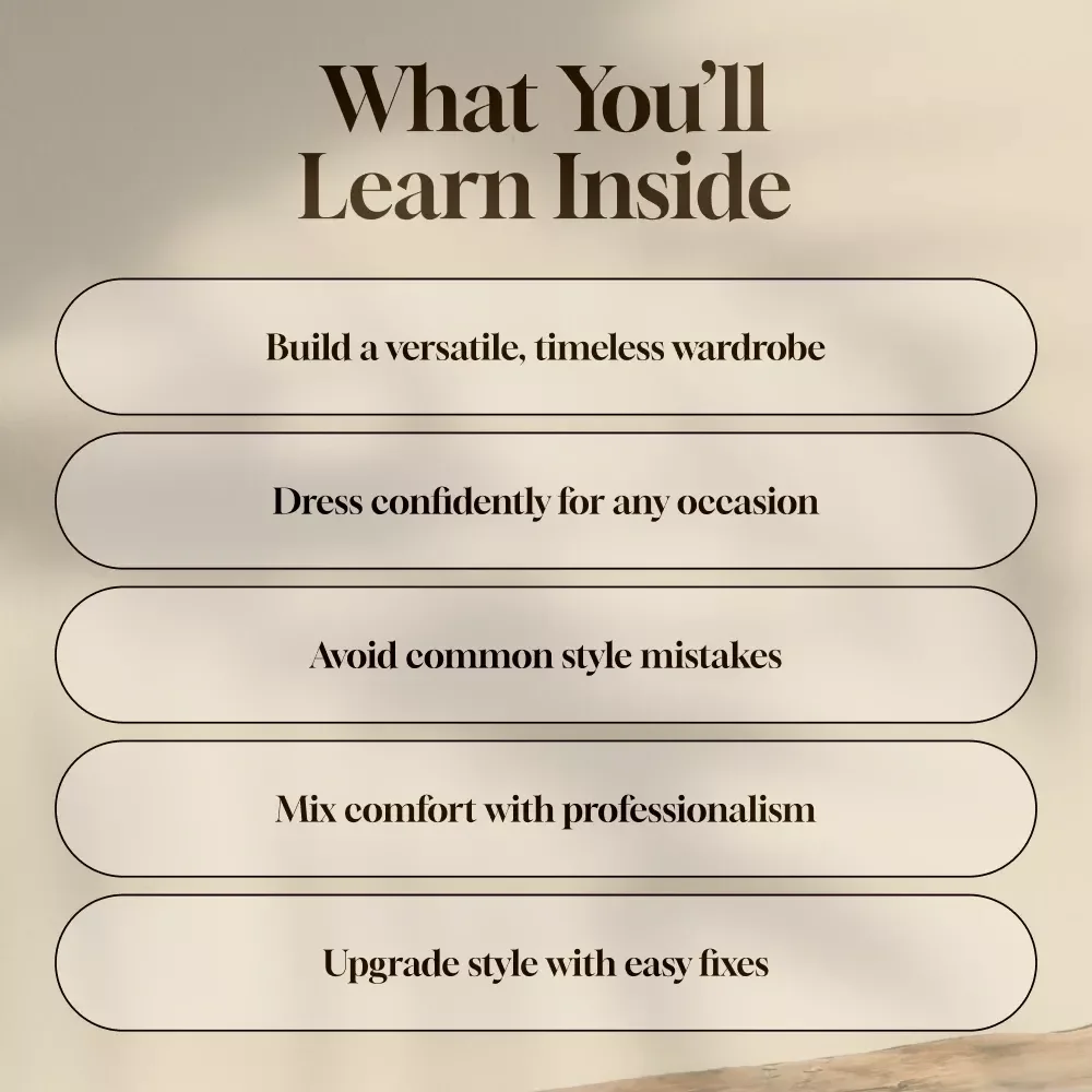 Smart and Sharp Business Casual for Men | Digital Style Guide for Effortless Business Casual Style Men | eBook, Checklist & Wardrobe Tips