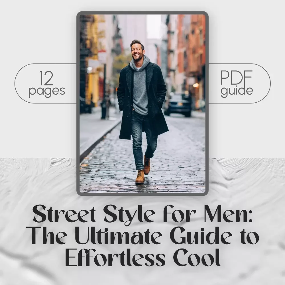 Street Style for Men: The Ultimate Guide to Effortless Cool | Street Style Mens Fashion Guide | Digital Download