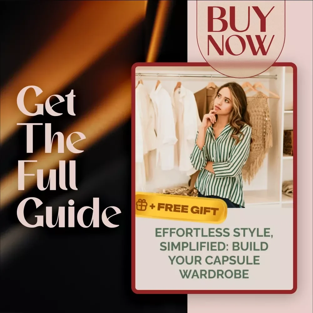 Effortless Style, Simplified: Build Your Capsule Wardrobe | Minimalist Fashion Guide, Digital Download, Capsule Wardrobe eBook, Outfit Checklist