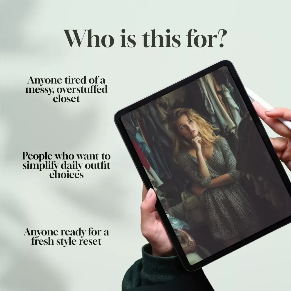 Clear the Clutter, Find Your Style | Closet Cleanout Guide | Digital Download eBook for Wardrobe Organization & Style Reset