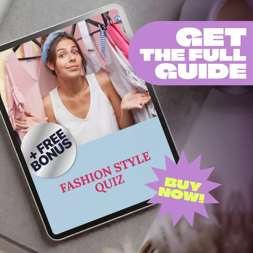 Fashion Style Quiz Guide | Digital Download to Discover Your Fashion Identity, Boost Confidence & Transform Your Wardrobe