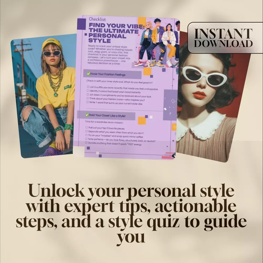 Find Your Vibe: The Ultimate Personal Style Checklist – Fashion Quiz, Wardrobe Tips & Outfit Ideas