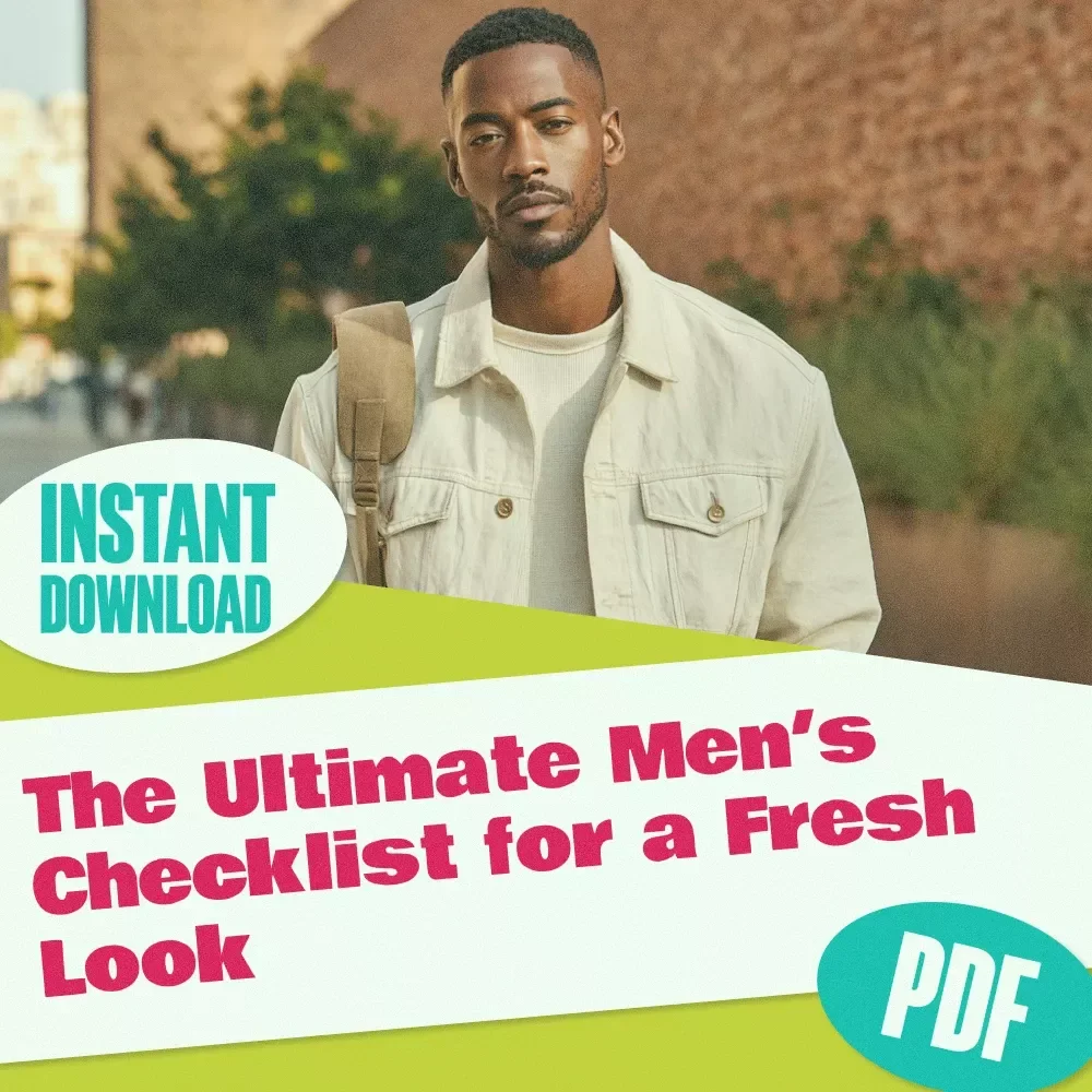 The Ultimate Men’s Checklist for a Fresh Look | Digital Download Men’s Spring Style Guide & Wardrobe Refresh