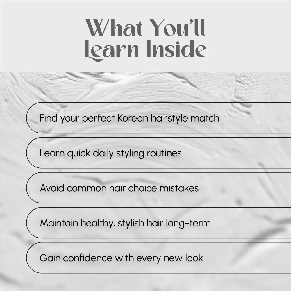 K-Style Hair Playbook: The Modern Man’s Guide to Korean-Inspired Hairstyles | Digital Download Guide for Hair Korean Style Men | K-Pop & K-Drama Inspired Haircuts, Styling Tips, and Grooming