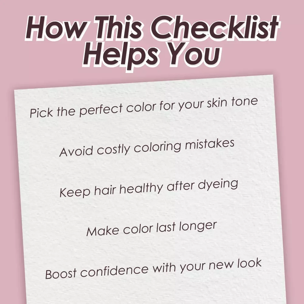 Color Me Fabulous – Hair Color Styles Checklist & Guide for Perfect Shades, Salon & DIY Coloring, Aftercare & Seasonal Inspiration