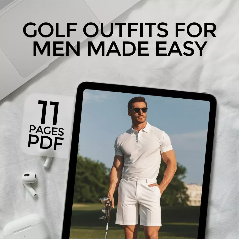 Golf Outfits for Men Made Easy | Stylish Men's Golf Outfit Guide for Course-Ready Looks, Wardrobe Tips & Style Combos (Digital Download)