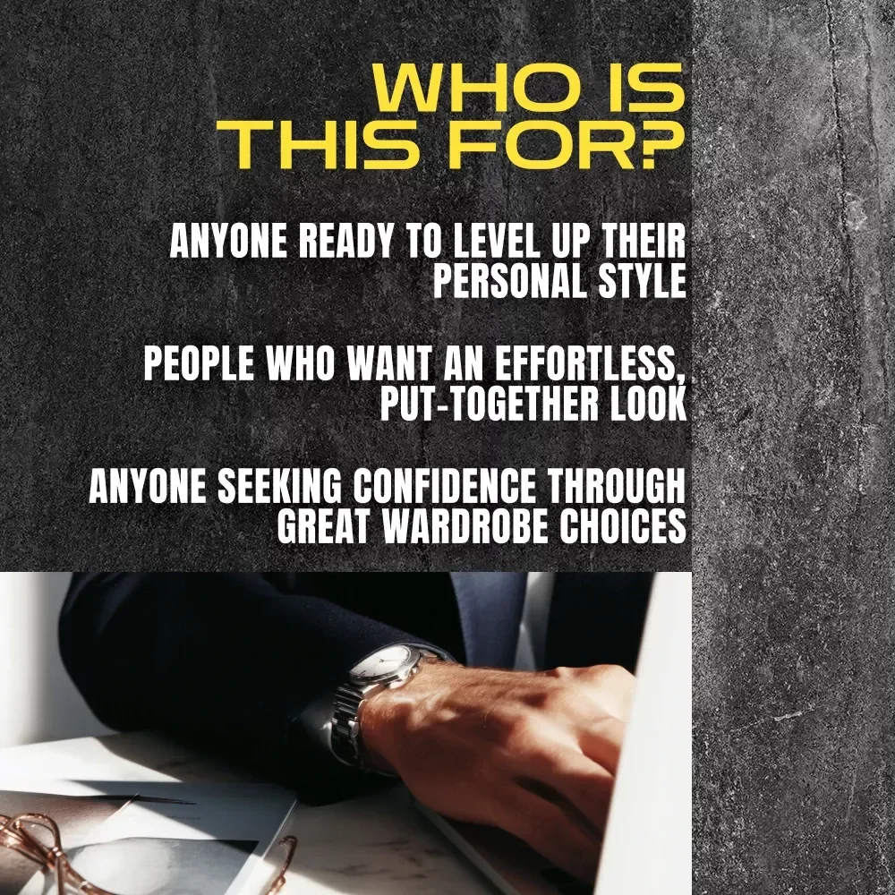 The Ultimate Men’s Style Checklist – Printable Digital Download | Modern Mens Style Guide & Wardrobe Essentials