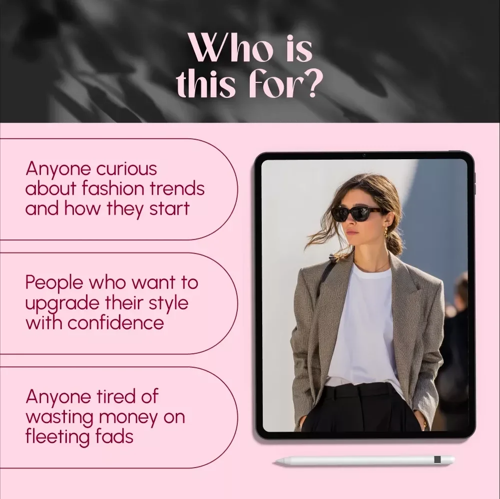Trend Smart Style Confident | Fashion Trends Digital Guide for Seasonal Style, Wardrobe Planning & Trend Awareness