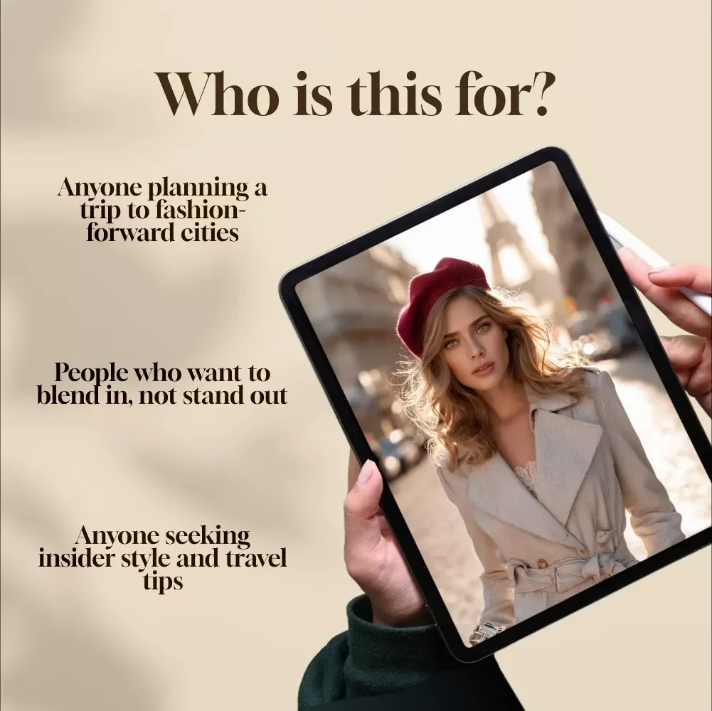 Travel Guide: Fashion Capitals & Designer Hotspots | Digital Download eBook | Style Travel Guide, Fashion Week Checklist, Fashion Travel Guide