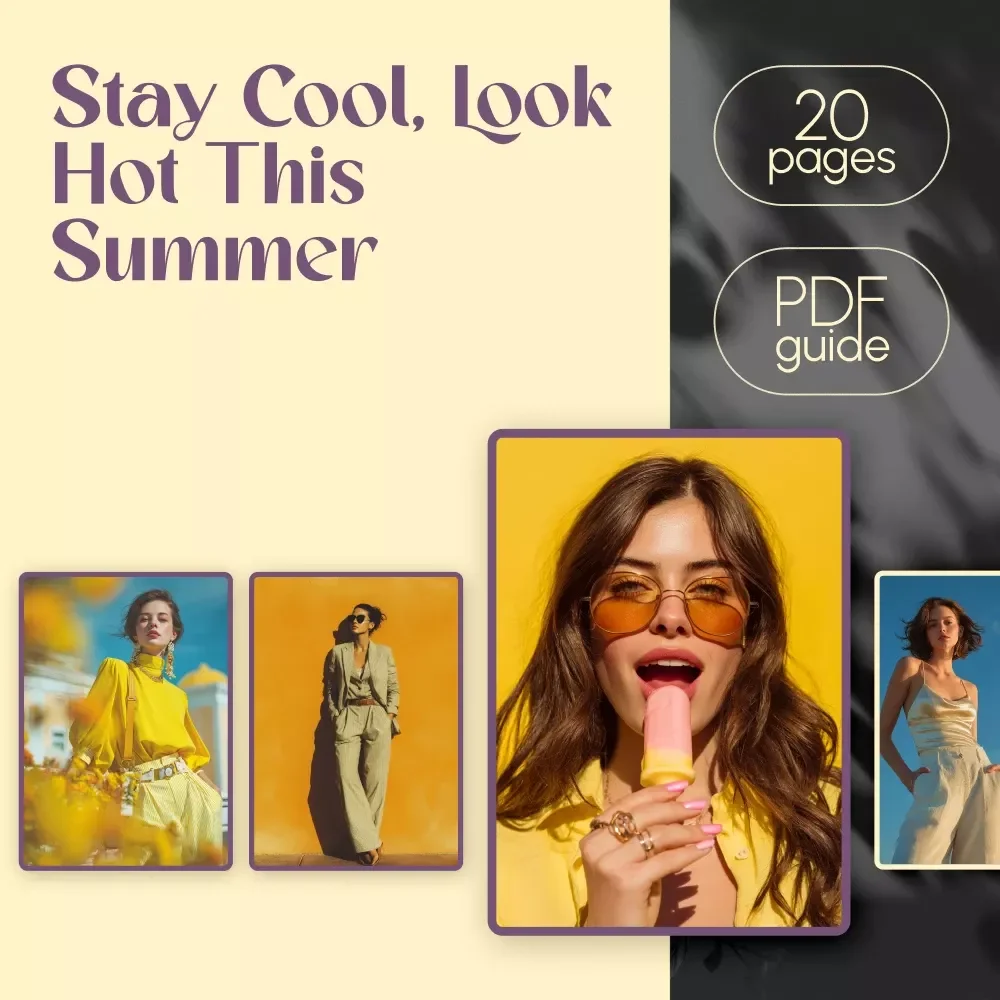 Stay Cool, Look Hot This Summer | Summer Fashion Guide for Women | Digital Download eBook & Checklist
