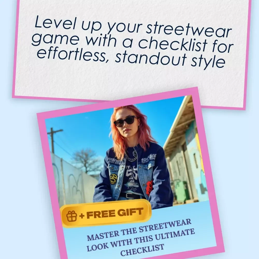 Master the Streetwear Look with This Ultimate Checklist | Digital Download Street Wear Style Guide, eBook & Printable Fashion List