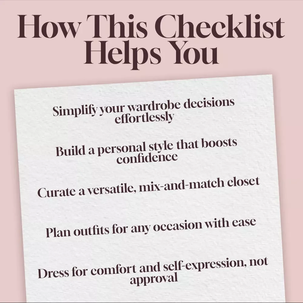 Your Ultimate Personal Styling Checklist: Simplify and Elevate Your Style