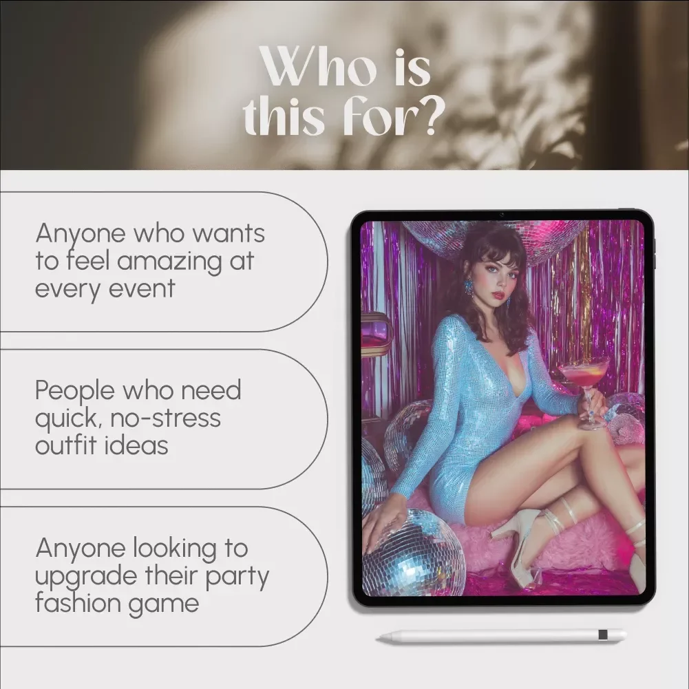 Party-Ready Style That Steals the Spotlight | Ultimate Party Fashion Ideas Guide for Women | Digital Download eBook