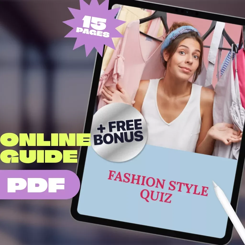 Fashion Style Quiz Guide | Digital Download to Discover Your Fashion Identity, Boost Confidence & Transform Your Wardrobe
