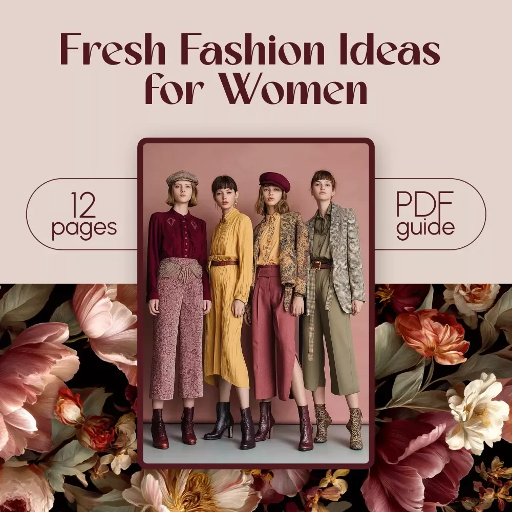 Fresh Fashion Ideas for Women | Digital Style Guide for Confident Wardrobe Planning, Outfit Inspiration & Personal Style