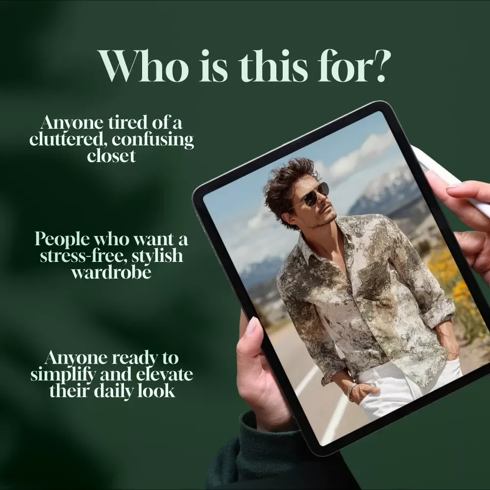 Effortless Style for Men: Unlocking the Power of a Capsule Wardrobe | Minimalist Capsule Wardrobe Men Guide | Digital Download eBook for Men’s Fashion