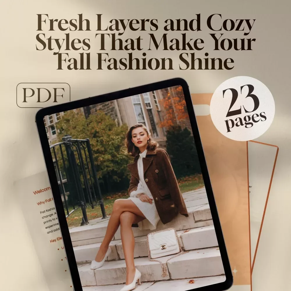 Fresh Layers and Cozy Styles That Make Your Fall Fashion Shine | Fall Fashion Must Haves Digital Guide for Effortless Layering, Outfit Inspiration & Seasonal Wardrobe Planning