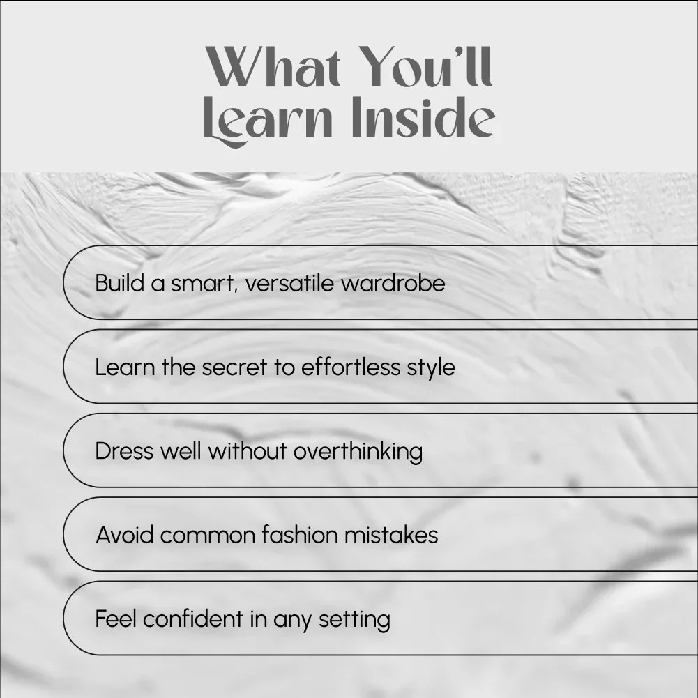 Effortless Elegance: A Modern Guide to Italian Men’s Style | Italian Mens Fashion Style Digital Guide eBook PDF Download