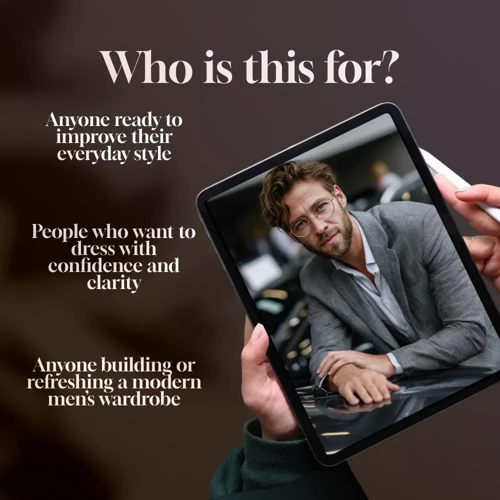 The Modern Man’s Style Playbook: From Casual Cool to Sharp Sophistication | Fashion Styles for Men Guide | Digital Download