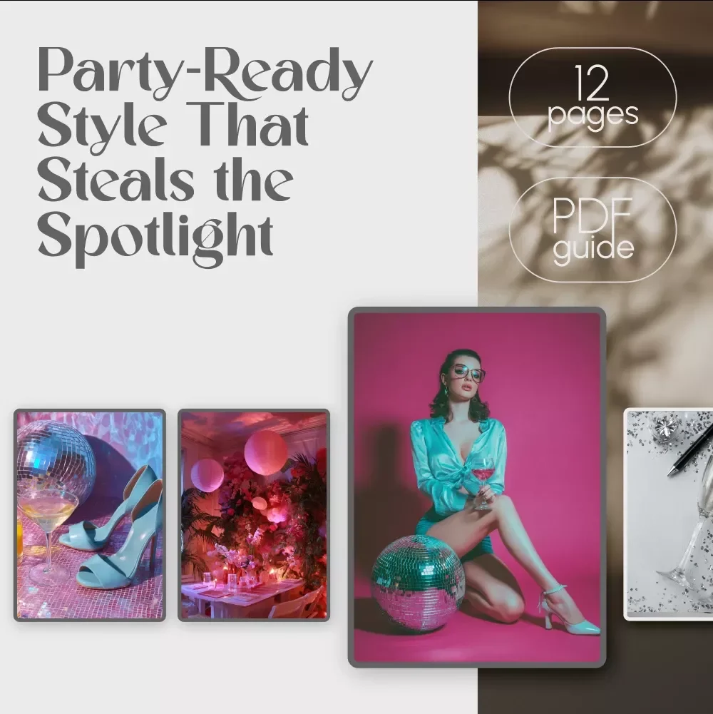 Party-Ready Style That Steals the Spotlight | Ultimate Party Fashion Ideas Guide for Women | Digital Download eBook
