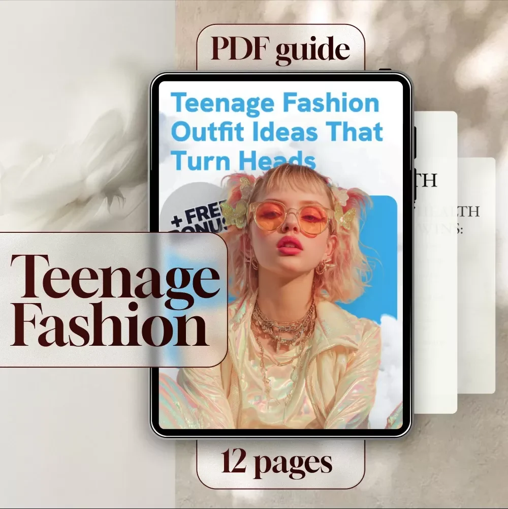 Teenage Fashion Outfit Ideas That Turn Heads – Aesthetic Style Guide for Trendy Teens | Digital Download PDF