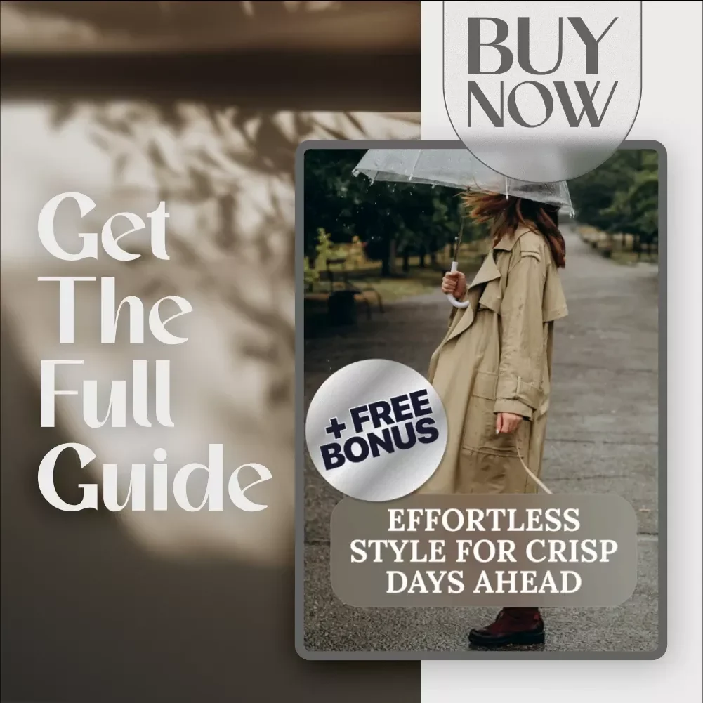 Effortless Style for Crisp Days Ahead – Fall Capsule Wardrobe Guide | Digital Download eBook & Checklist