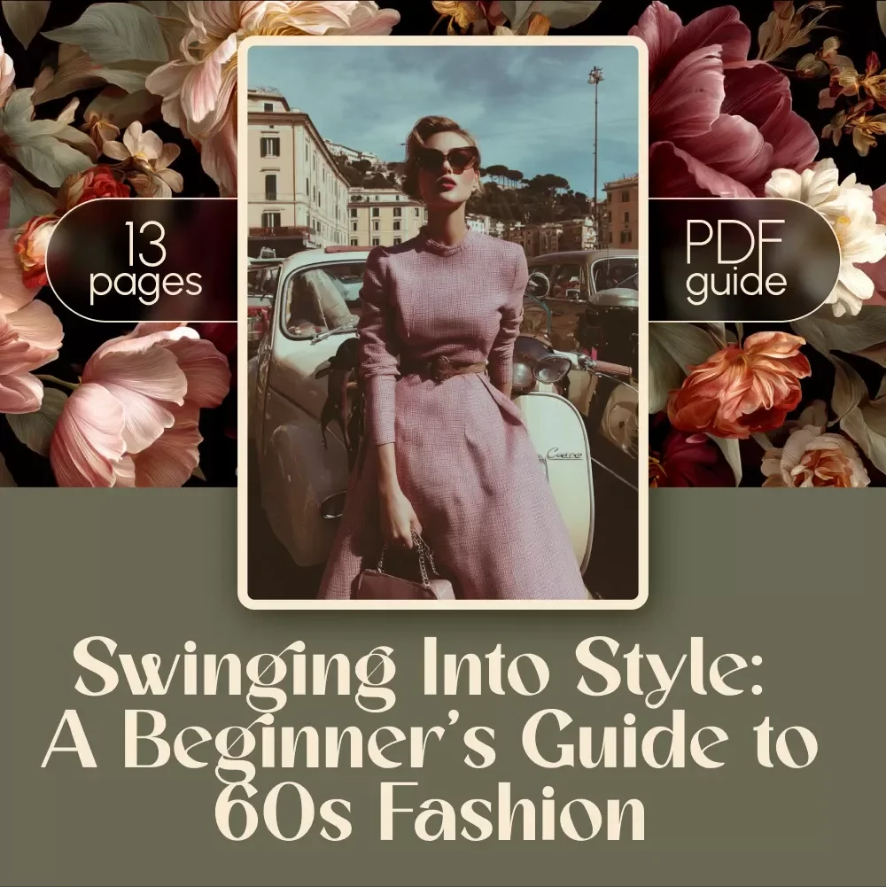 Swinging Into Style: A Beginner’s Guide to 60s Fashion | Digital Download Guide to 60s Style Clothing, Retro Fashion eBook, Vintage Style Checklist