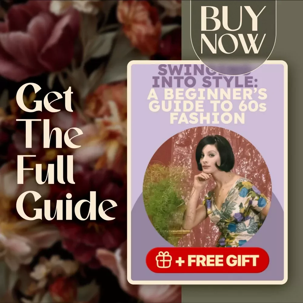 Swinging Into Style: A Beginner’s Guide to 60s Fashion | Digital Download Guide to 60s Style Clothing, Retro Fashion eBook, Vintage Style Checklist