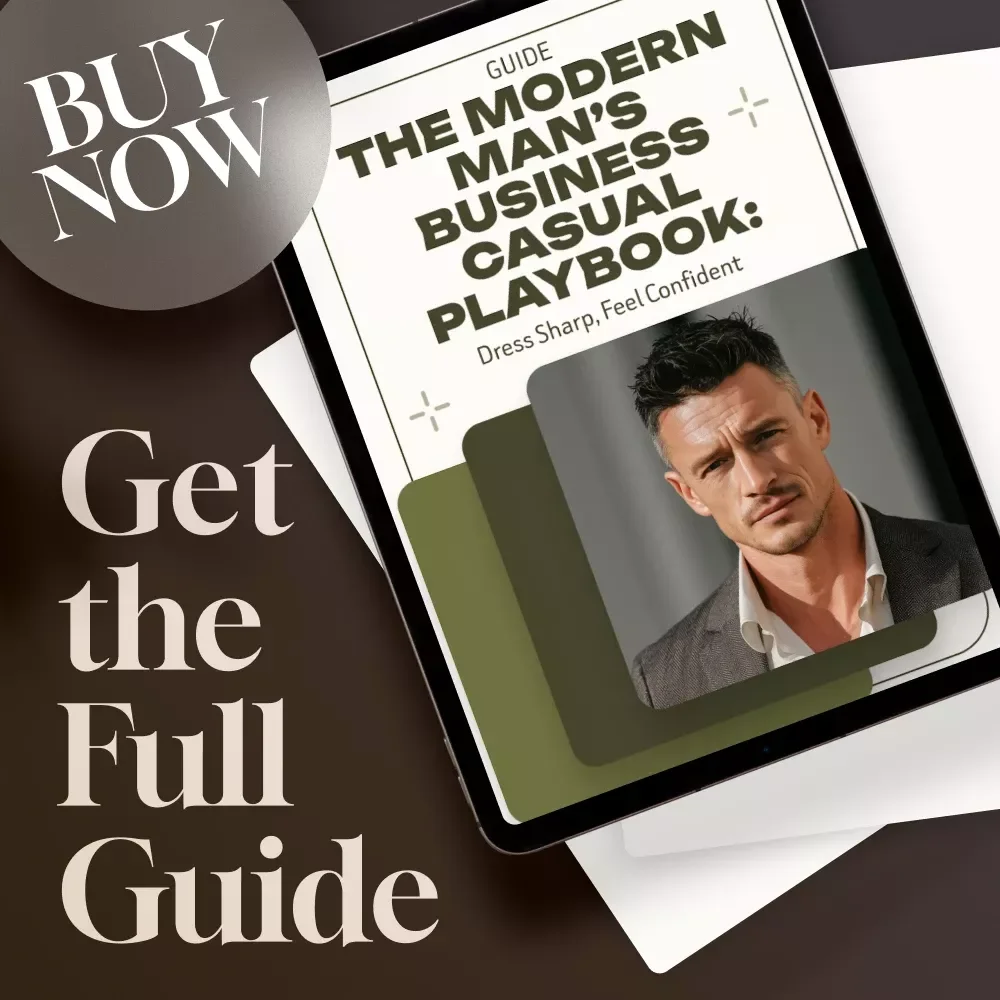 The Modern Man’s Business Casual Playbook: Dress Sharp, Feel Confident | Digital Guide for Men’s Business Casual Outfits, Style Tips & Wardrobe Essentials