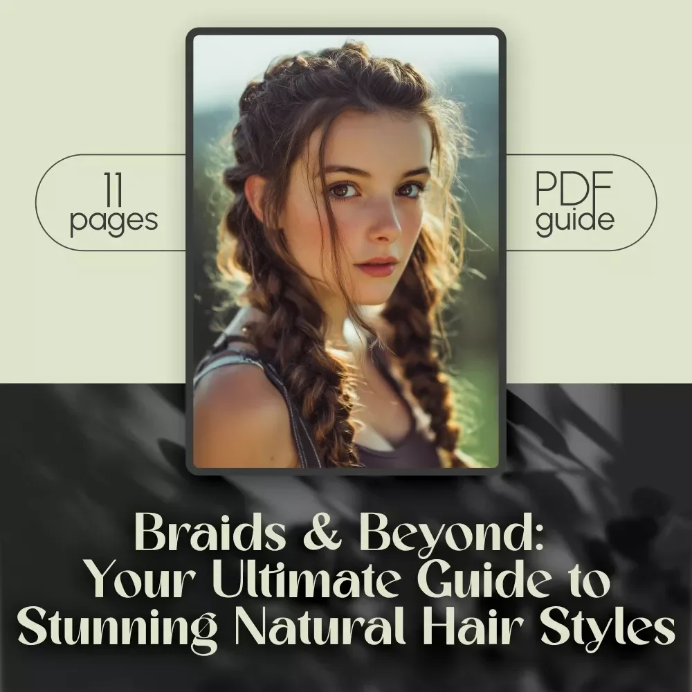 Braids & Beyond: Your Ultimate Guide to Stunning Natural Hair Styles – Digital Download eBook for Natural Hair Braid Styles, Protective Haircare & Styling Inspiration
