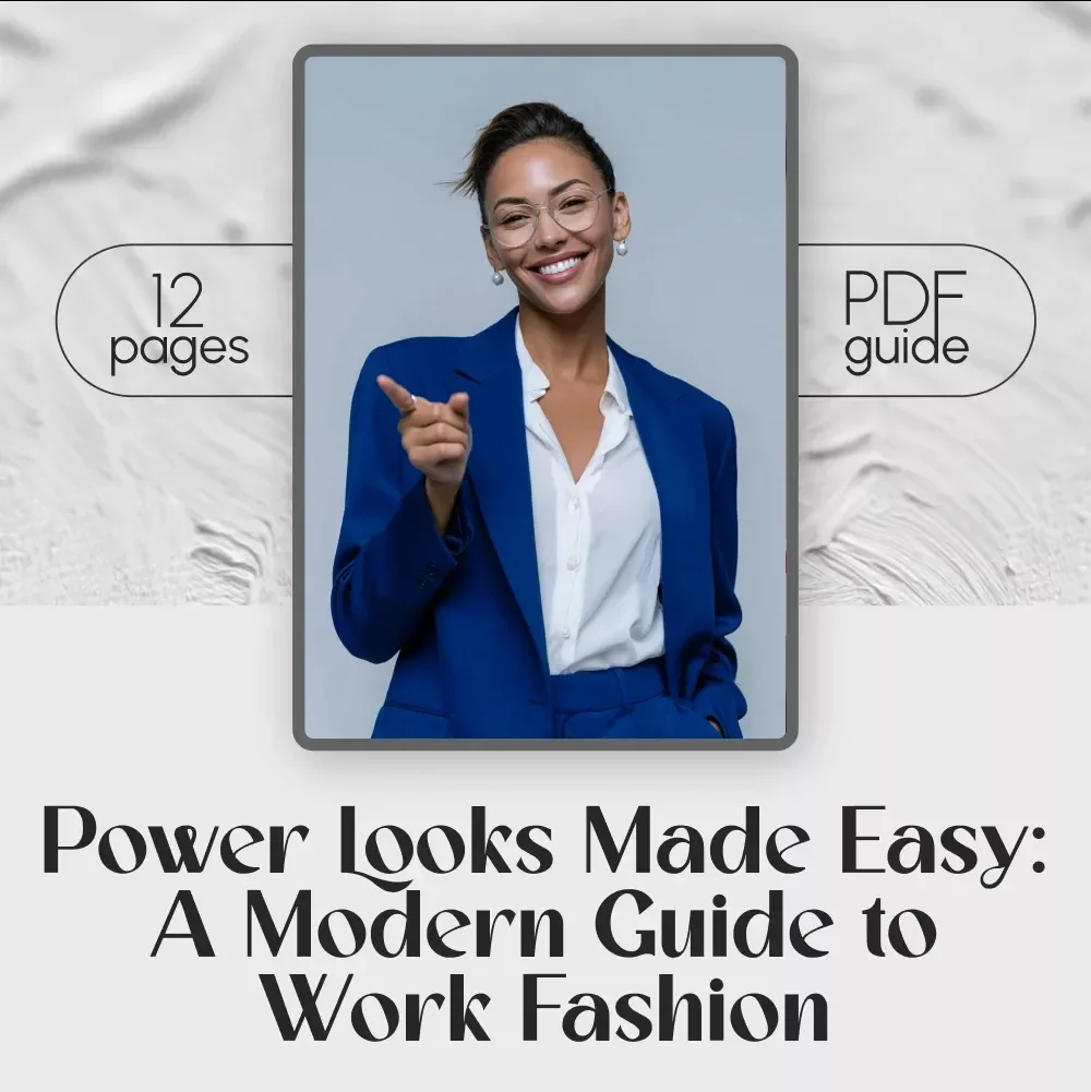 Power Looks Made Easy: A Modern Guide to Work Fashion | Stylish Work Fashion Ideas for Every Office | Digital Download eBook Guide