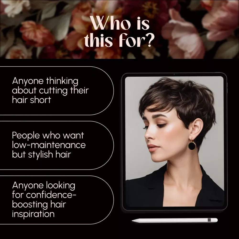 The Ultimate Guide to Short Hairstyles for Women | Digital Haircut Guide for All Face Shapes | Short Hair Styles for Women eBook